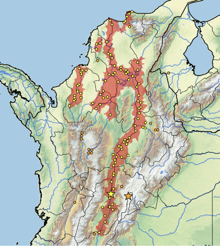 podocnemis lewyana map
